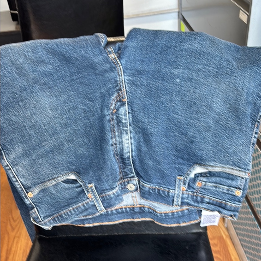 Levi Blue Denim Jeans 514’s 40 X